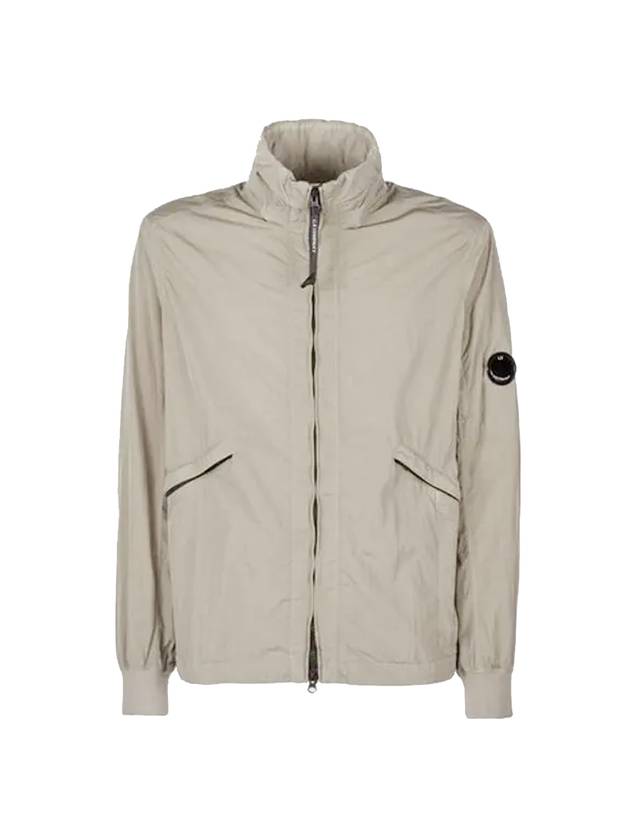 Chrome R Lens Wappen Nylon Zip-up Jacket Beige - CP COMPANY - BALAAN 1