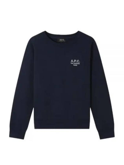 Skye Logo Sweatshirt Dark Navy - A.P.C. - BALAAN 2