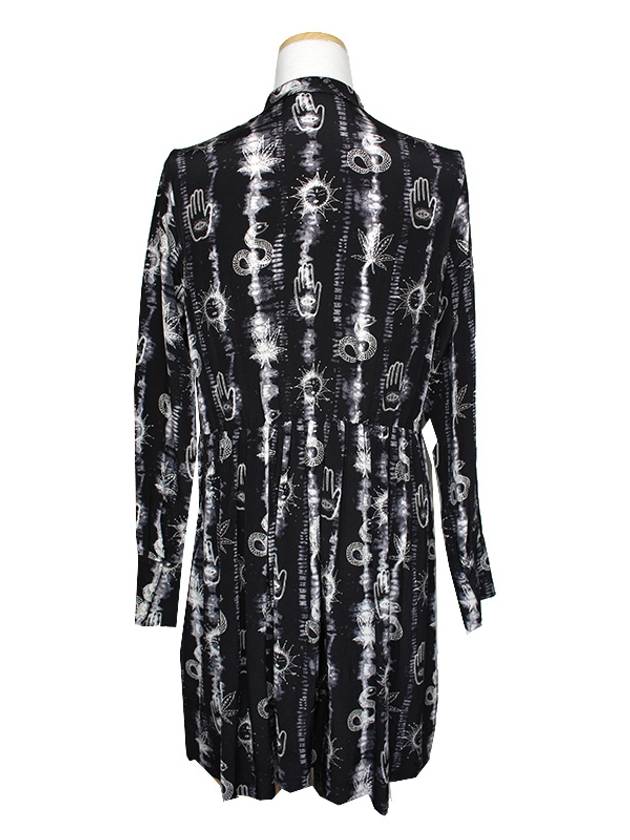 Mystic print silk shirt dress 55 66 - SANDRO - BALAAN 2