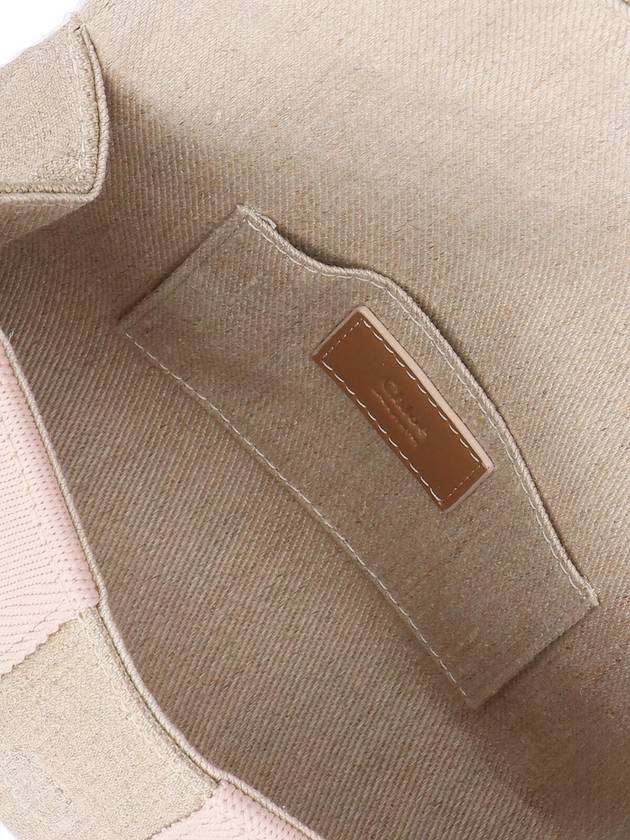 Woody Canvas Belt Bag Beige Pink - CHLOE - BALAAN 5