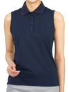 Women's Sleeveless PK Shirt Twilight - G/FORE - BALAAN 6