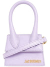 Le Chiquito Signature Leather Mini Tote Bag Lilac - JACQUEMUS - BALAAN 3