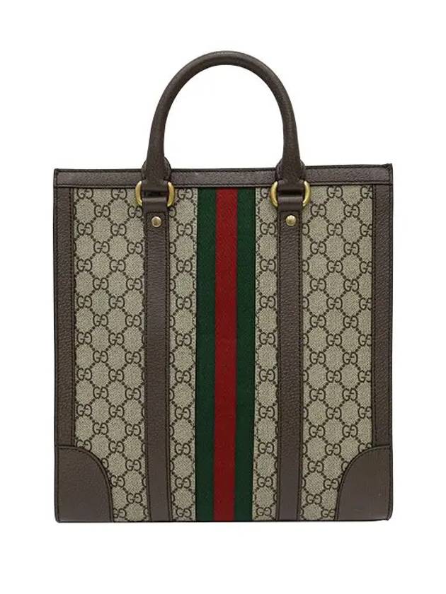 Ophidia Monogram Medium Tote Bag Beige - GUCCI - BALAAN 8