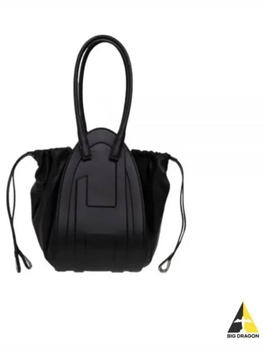 1DR Fold Maxi Embroidery Logo Medium Cross Bag Black - DIESEL - BALAAN 2