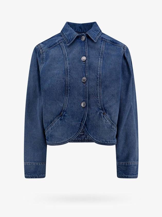 24 ss Denim Jacket WITH ROUNDED PROFILE VE0185FAB1H06I30BU B0650987384 - ISABEL MARANT - BALAAN 1