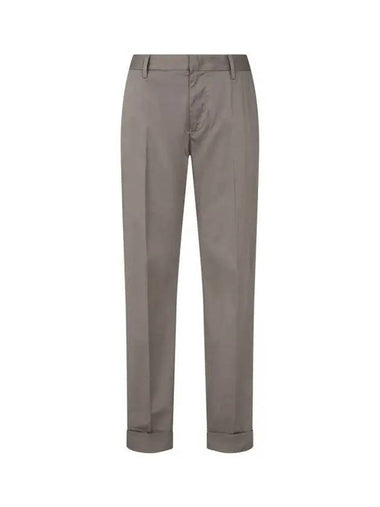 Men s Cotton Blend Roll Up Pants Dark Beige 270135 - EMPORIO ARMANI - BALAAN 1