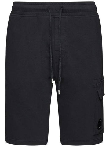 Lens Banding Cargo Shorts Black - CP COMPANY - BALAAN 1