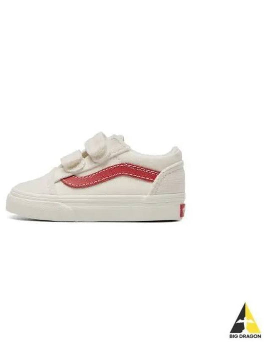 KIDS Old School Toddler Marshmallow Racing Red - VANS - BALAAN 1