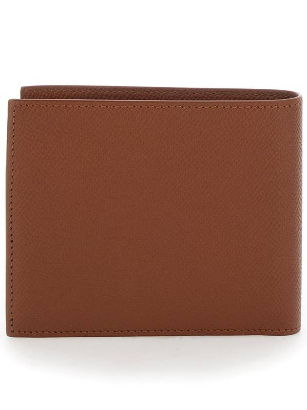 Gancini Half Wallet Brown - SALVATORE FERRAGAMO - BALAAN 3