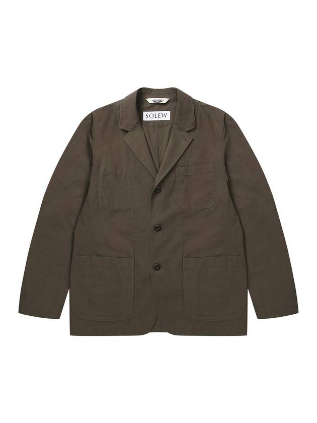 Work Wear Jacket Khaki SW22JK02KK - SOLEW - BALAAN 2