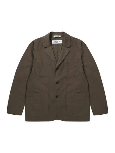 Work Wear Jacket Khaki - SOLEW - BALAAN 1