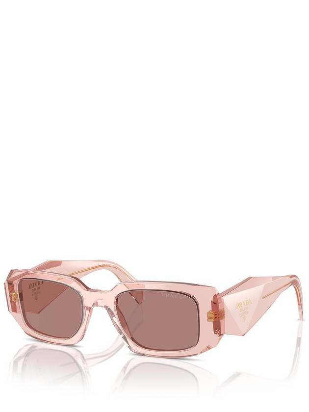 Sunglasses 00 538192622 PR 17WS 19Q10D TRANSPARENT PEACH - PRADA - BALAAN 3