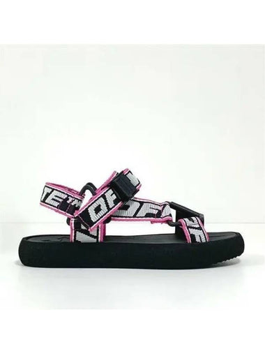 OWIH007S21 Logo Track Strap Sandals 19514191 11498496 270530 1004663 - OFF WHITE - BALAAN 1