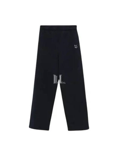 Bold Fox Head Patch Relaxed Jogger Track Pants Black - MAISON KITSUNE - BALAAN 2