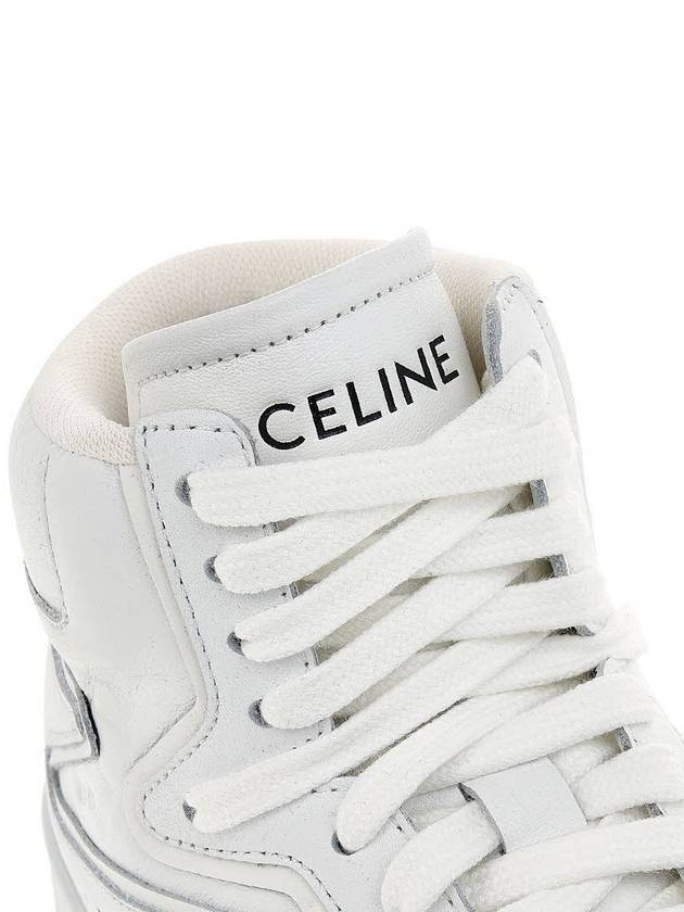 Men's Z Trainer High Top Sneakers White - CELINE - BALAAN 9