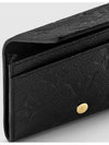 Monogram Embossed Leather Business Card Wallet Black - LOUIS VUITTON - BALAAN 5