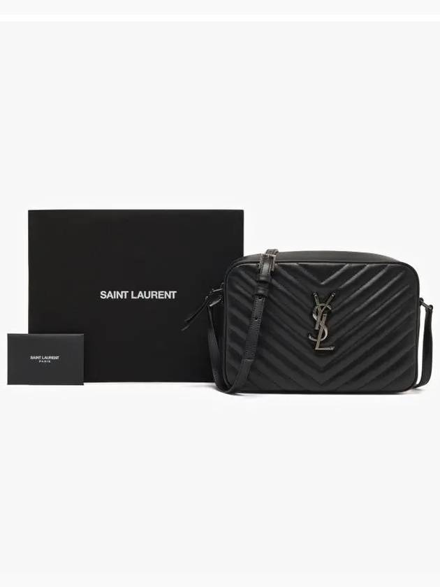 Roux Quilted Cross Bag Black - SAINT LAURENT - BALAAN 4