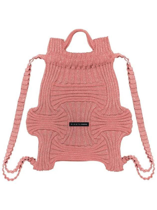 Glitter Bow Backpack Pink - PLEATSMAMA - BALAAN 1