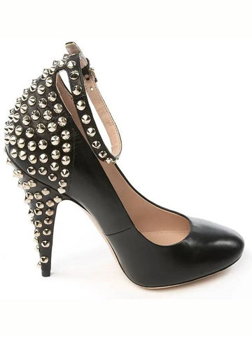 Studded leather heel black 5I9381 - MIU MIU - BALAAN 1