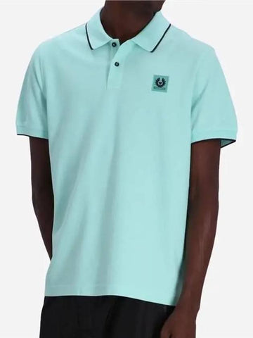 TIPPED POLO OCEAN GREEN - BELSTAFF - BALAAN 1