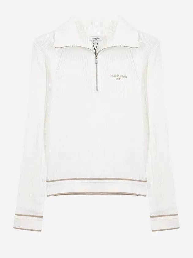 Women s half zip up knit sweater CA2SW240512 - CALVIN KLEIN GOLF - BALAAN 5