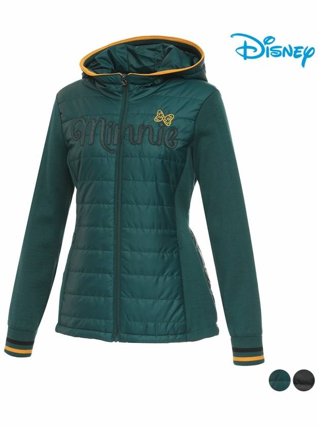 Women s knit color matching artwork padded hood windbreaker DN3LJB006 - DISNEY GOLF - BALAAN 1