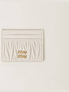 Matelasse Nappa Leather Card Wallet White - MIU MIU - BALAAN 2