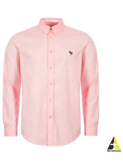 Zebra Patch Long Sleeve Shirt Light Pink - PAUL SMITH - BALAAN 2