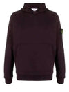 Garment Dyed Hoodie Dark Burgundy - STONE ISLAND - BALAAN 2