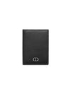 CD Icon Grained Calfskin Card Wallet Black - DIOR - BALAAN 1