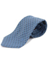 100 silk blue patterned tie - DIOR - BALAAN 2