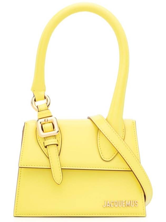 Jacquemus The Medium Chiquito Buckle Hand Mini Bag Yellow - JACQUEMUS - BALAAN 2