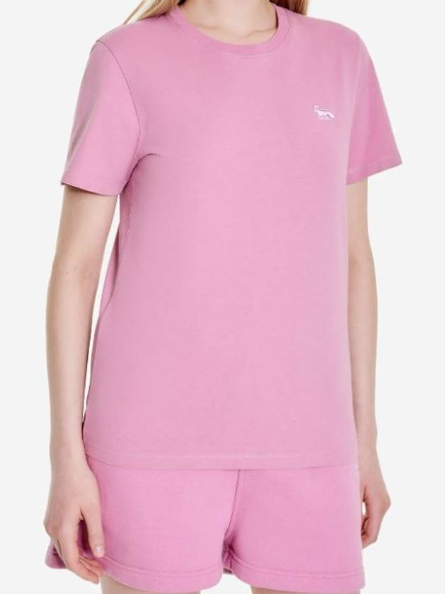 Baby Fox Regular Fit T Shirt Short Sleeve Pink Women s - MAISON KITSUNE - BALAAN 3