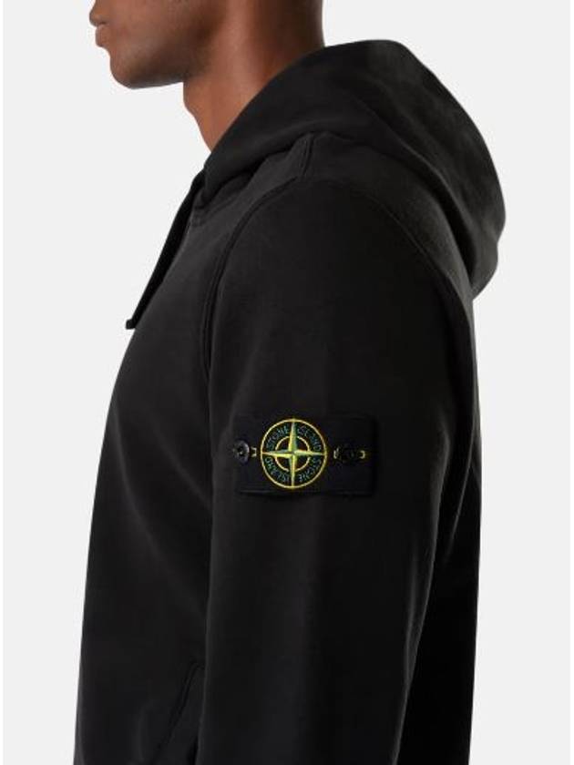 811560820 Wappen Hood Black - STONE ISLAND - BALAAN 7