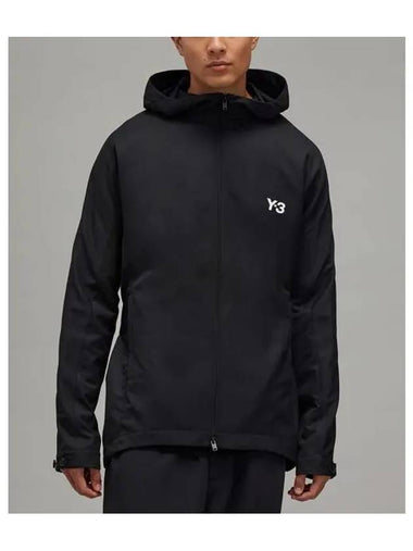 Y 3 U wool hooded top black REF WO HOOD - Y-3 - BALAAN 1