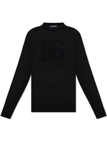 DG logo detail crew neck GXX01TJCVYO N0000 - DOLCE&GABBANA - BALAAN 1