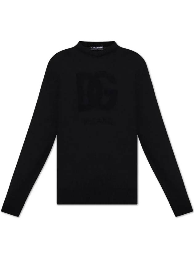 DG logo detail crew neck GXX01TJCVYO N0000 - DOLCE&GABBANA - BALAAN 1