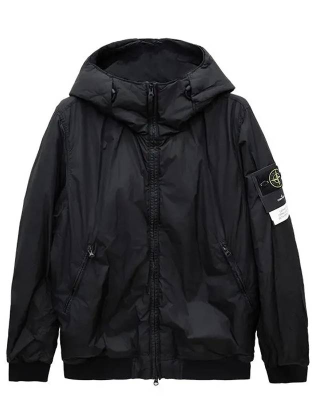 Crinkle Reps R NY Padding Black - STONE ISLAND - BALAAN 2