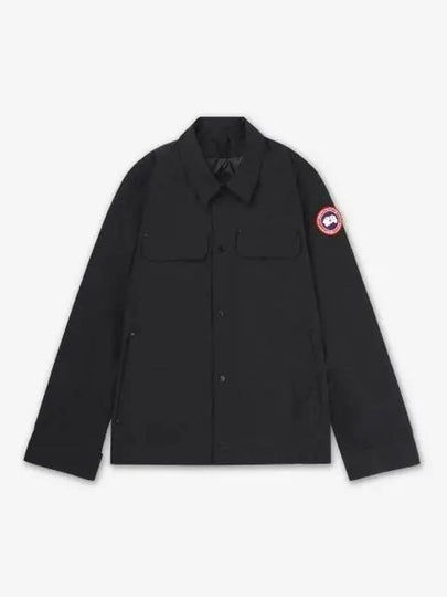 Burnaby Single Breasted Jacket Black - CANADA GOOSE - BALAAN 2