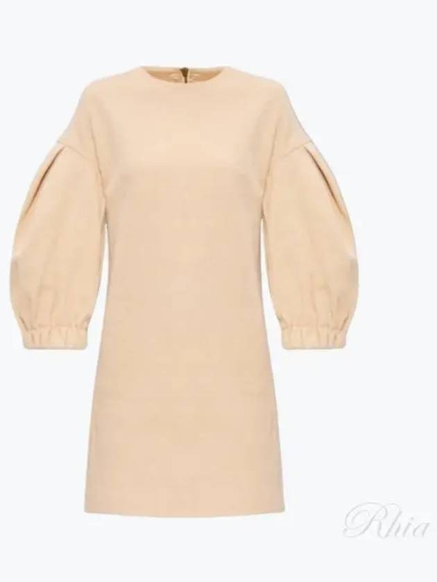 midi dress 2411621012600 001 BEIGE O TAN - MAX MARA - BALAAN 2