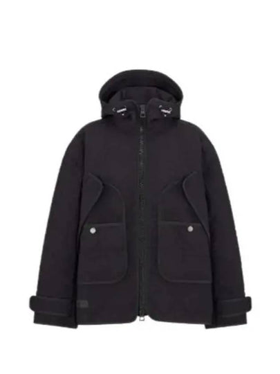 Macrocannage Hooded Anorak Black - DIOR - BALAAN 2