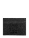 Gancini Card Wallet Black - SALVATORE FERRAGAMO - BALAAN 2