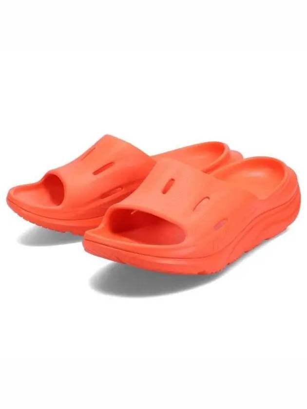 Ora Recovery Slide 3 Slippers Red - HOKA ONE ONE - BALAAN 2