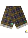 Tartan Check Wool Muffler - BARBOUR - BALAAN 2