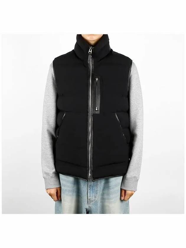 Goose Down Padded Vest Black - TOM FORD - BALAAN 3