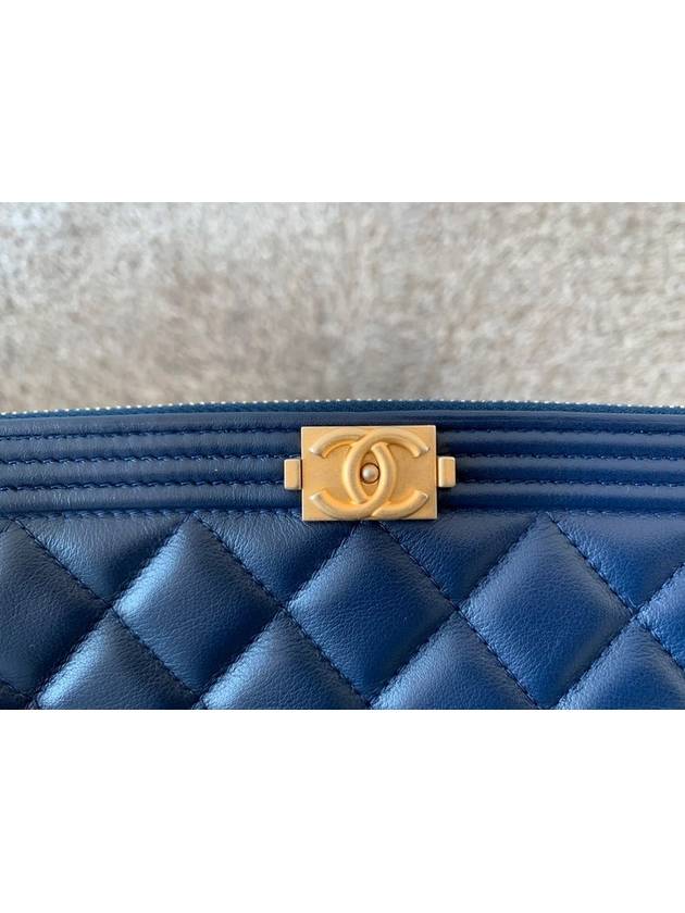 Boy Lambskin Clutch Large - CHANEL - BALAAN 8