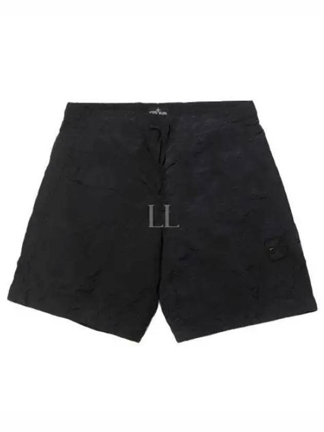 Shadow Project Hidden Badge Swim Shorts Black - STONE ISLAND - BALAAN 2