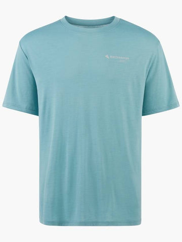 Narfi SS Tee Man Mineral Blue 10393 681 - KLATTERMUSEN - BALAAN 1