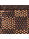 Damier Eben Single Card Wallet Brown - LOUIS VUITTON - BALAAN 3