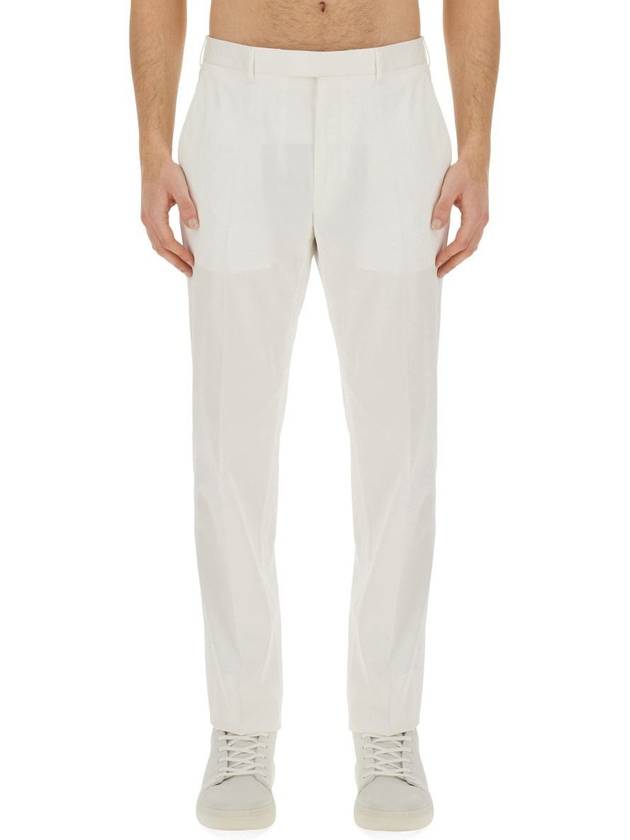 Zegna Cotton Pants - ERMENEGILDO ZEGNA - BALAAN 1